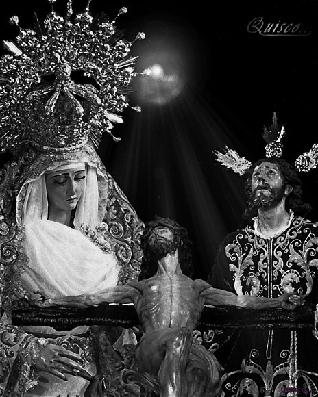 Montaje dedicado a la Hdad de Montensión de Sevill