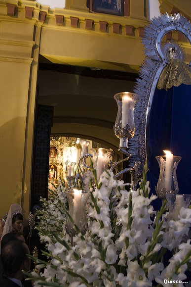 La Reina del Verdeo 2009 y la Virgen de Montemayor