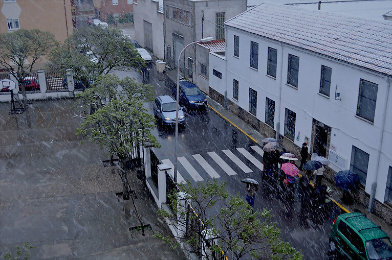 Nieve en Abril