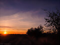 Atardecer en Pe&ntilde;aranda de Bracamonte