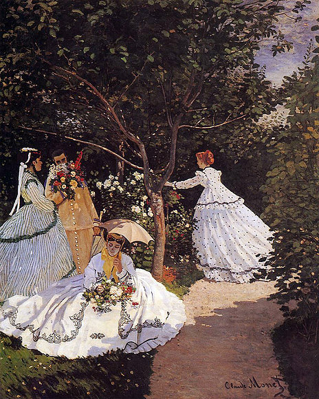 The women in the garden, Claude Monet