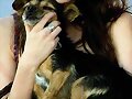Kristen y su perrito!!