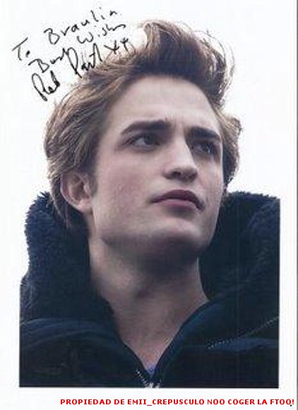 El autógrafo de Robert Pattinson!!