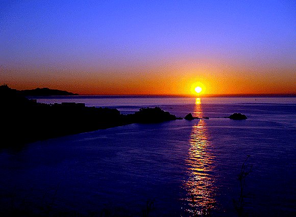 atardecer