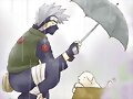 kakashi bajo la lluvia