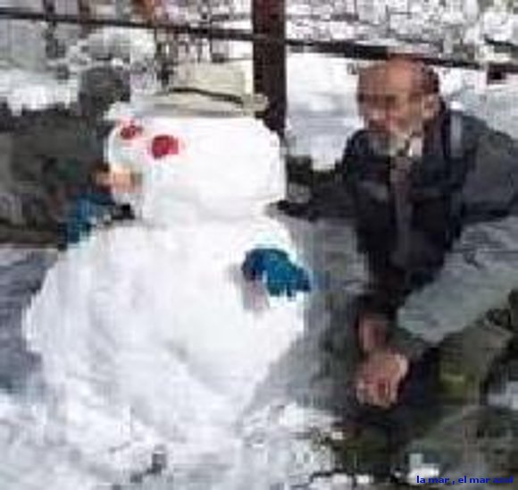 nieva en todas partes