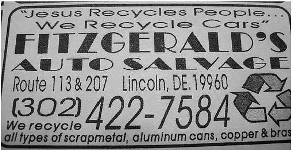 About recycling...