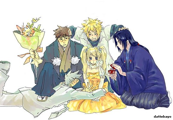 todos babosos X naruko-chan ¬¬minato solo defiende