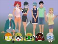 Serie keroro, dibujados...