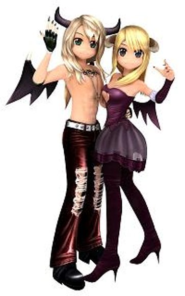 diablito y diablita