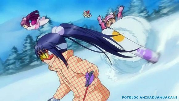 en la nieve