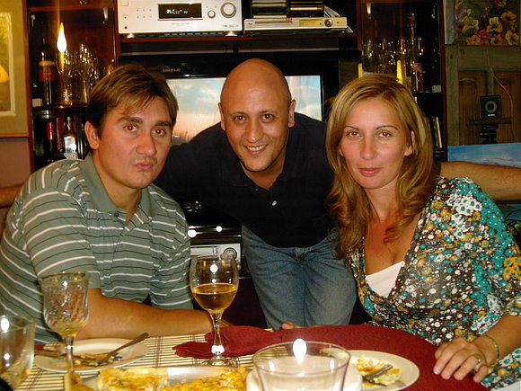 cena de encuentros con amigos
