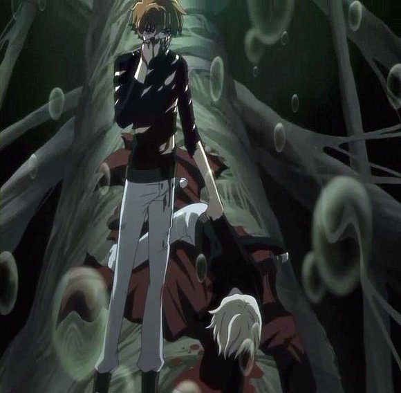 Syaoran clon y Fay medio muerto.