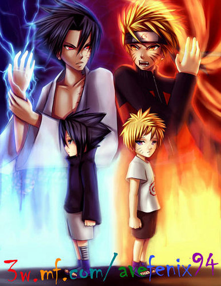 naruto y sasuke jejejeje