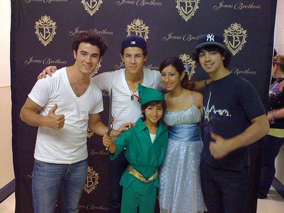 @Jonasbrothers "We met Peter Pan today"