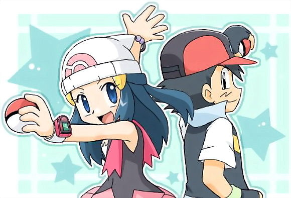 Hikari y Ash