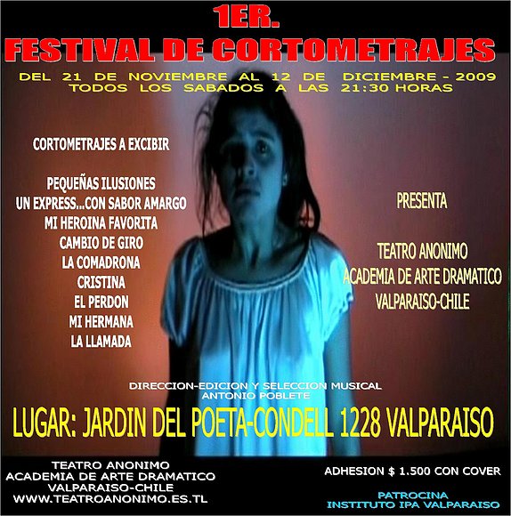 1er. Festival de Cortometrajes en Valparaiso