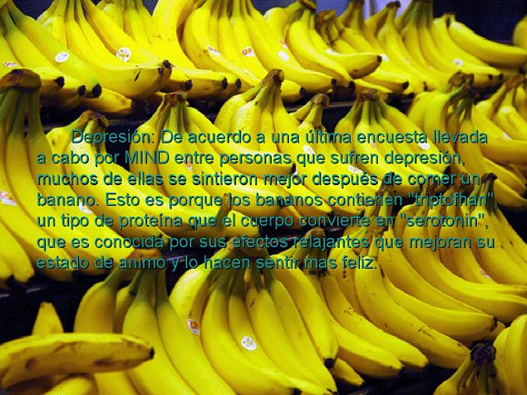 BANANA, PARA LA SALUD