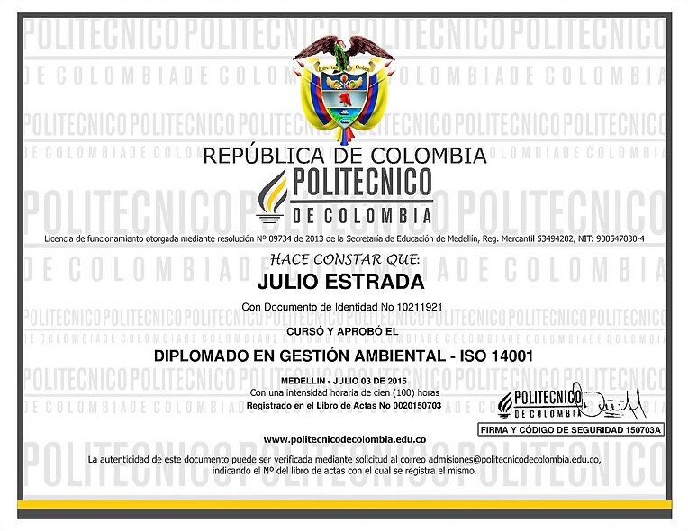 CERTIFICACION ISO