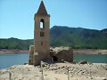 Campanario Sant Rom&agrave; (Embalse de Sau)