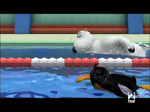 EL OSO BERNIE ..NATACION...