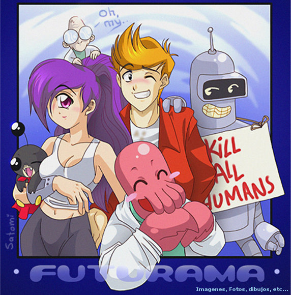 Futurama Anime Style
