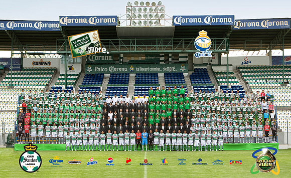 Foto oficial del Santos Laguna
