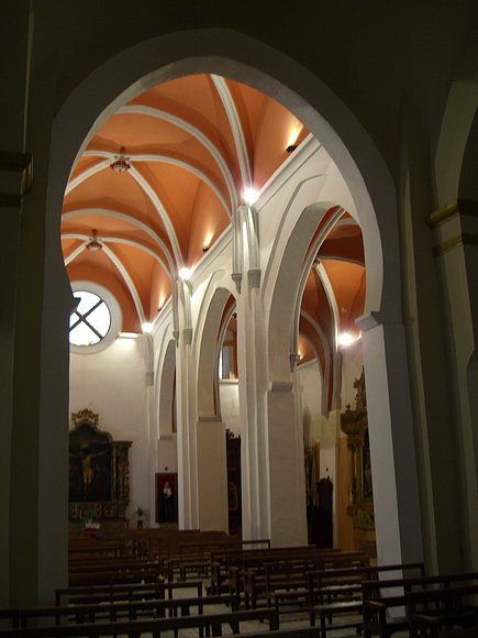 Interior de la San Andrés de Calatayud