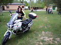 Sonia junto a nuestra Stelvio