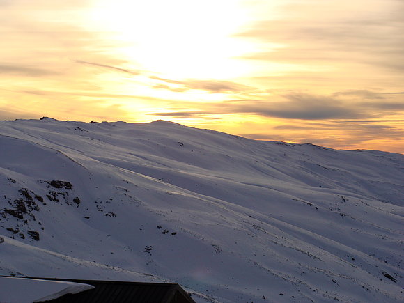 Puesta de sol en Sierra Nevada