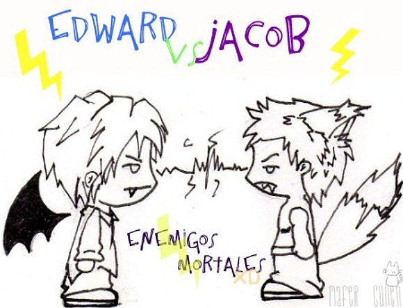EDWARD VS JACOB ANIME