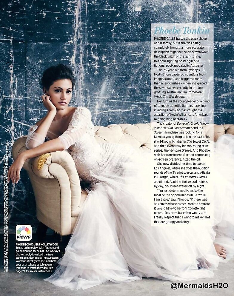 Phoebe Tonkin - Australian Women's Weekly 2012