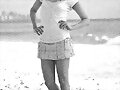 Emma en la playa