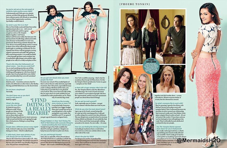 Phoebe Tonkin para Ok Magazine 2012