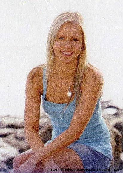 Emma en la playa