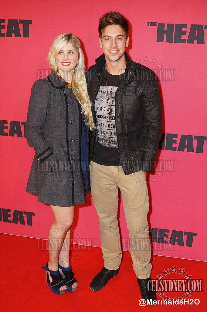 Amy Ruffle & Lincoln Younes - The Heat premiere