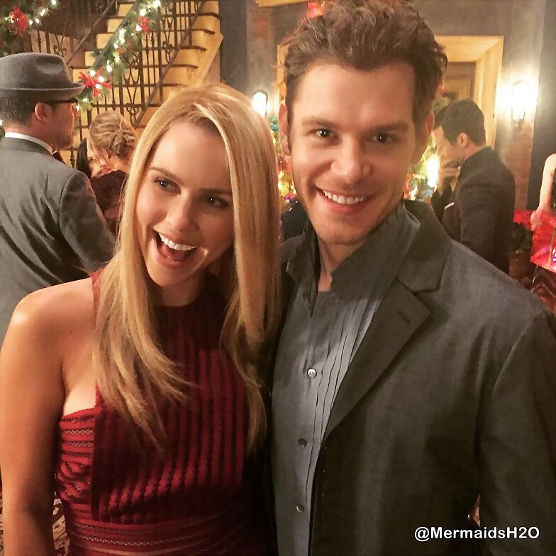 Behind the scenes Claire Holt en The Originals