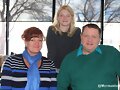 Cariba Heine con sus padres