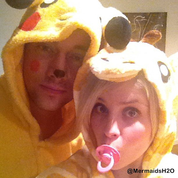 Amy Ruffle con su novio Lincoln Younes