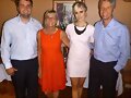 Amy Ruffle con sus padres