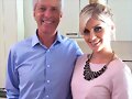 Amy Ruffle con su padre