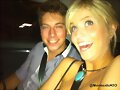 Amy Ruffle con su novio Lincoln Younes