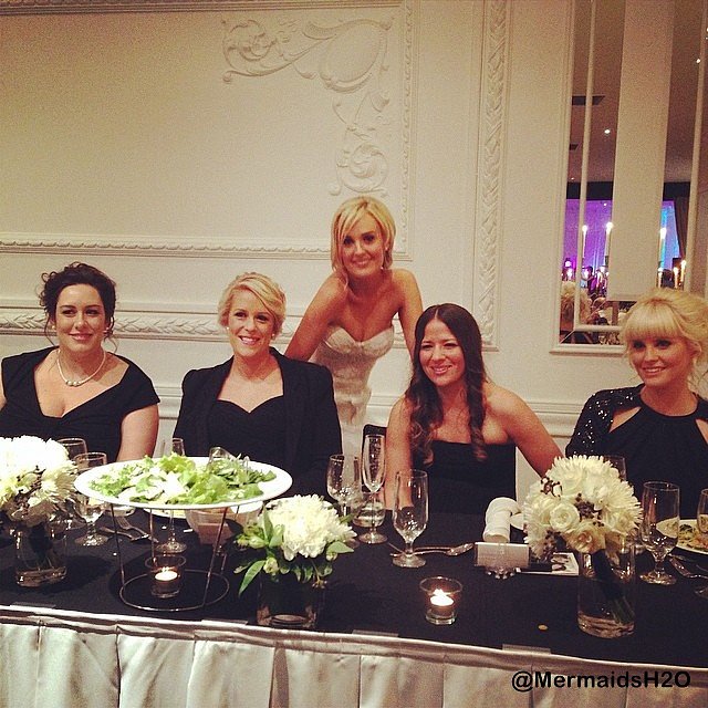 Amy Ruffle en una boda