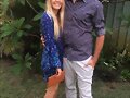 Cleo Massey con su novio Luke Dempsey