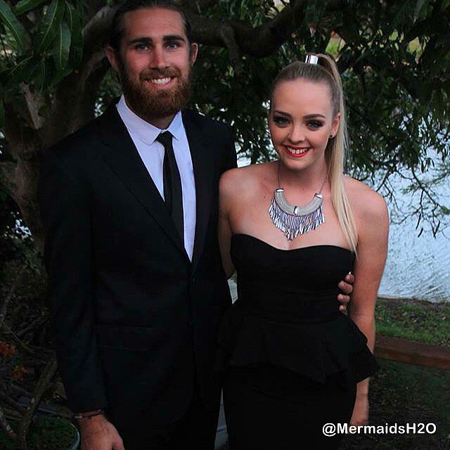 Cleo Massey con su novio Luke Dempsey