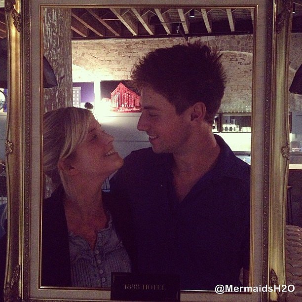 Amy Ruffle con su novio Lincoln Younes