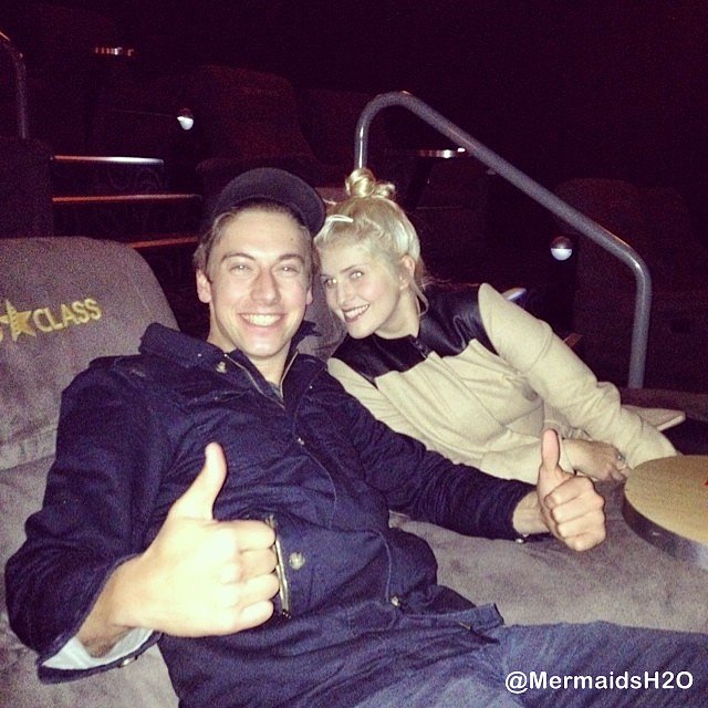 Amy Ruffle con su novio Lincoln Younes