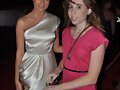 Indiana Evans con una fan en 2012 AACTA Awards