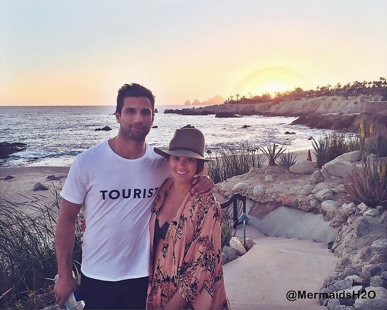 Allie Bertram con su novio Andrew Cogliano