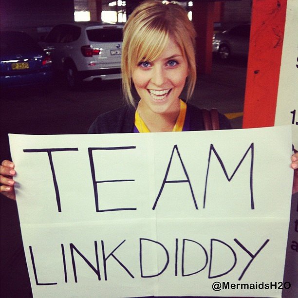 Amy Ruffle apoyando a su novio Lincoln Younes